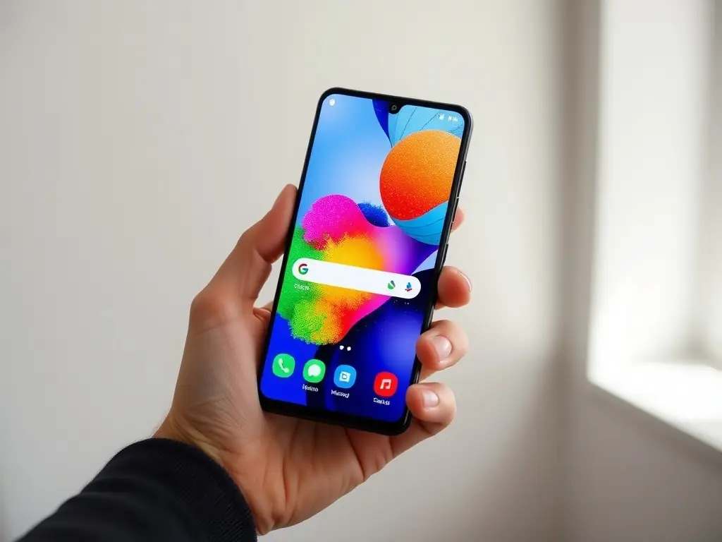 A Samsung Galaxy S23 Ultra smartphone displaying a high-resolution mobile game, showcasing its vibrant screen and smooth graphics performance.